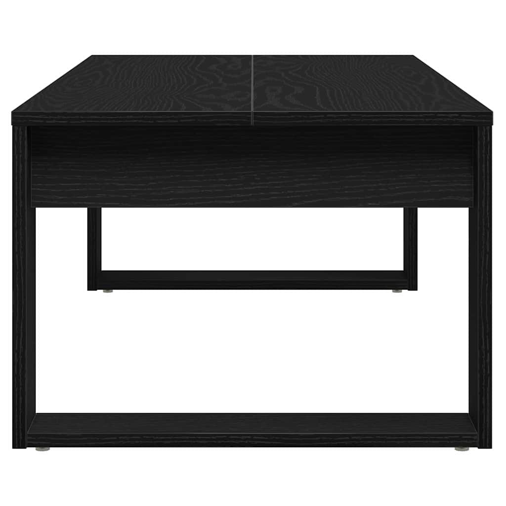 Konferenční Stolek Černý Dub 102 X 50 X 35 Cm Kompozitní Dřevo