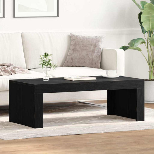 Konferenční Stolek Černý Dub 102 X 50 X 35 Cm Kompozitní Dřevo