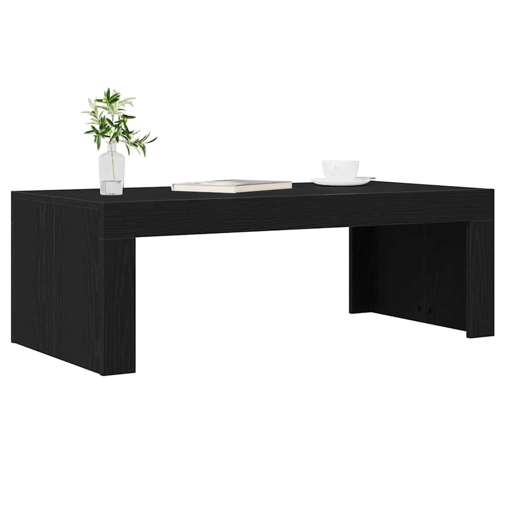 Konferenční Stolek Černý Dub 102 X 50 X 35 Cm Kompozitní Dřevo