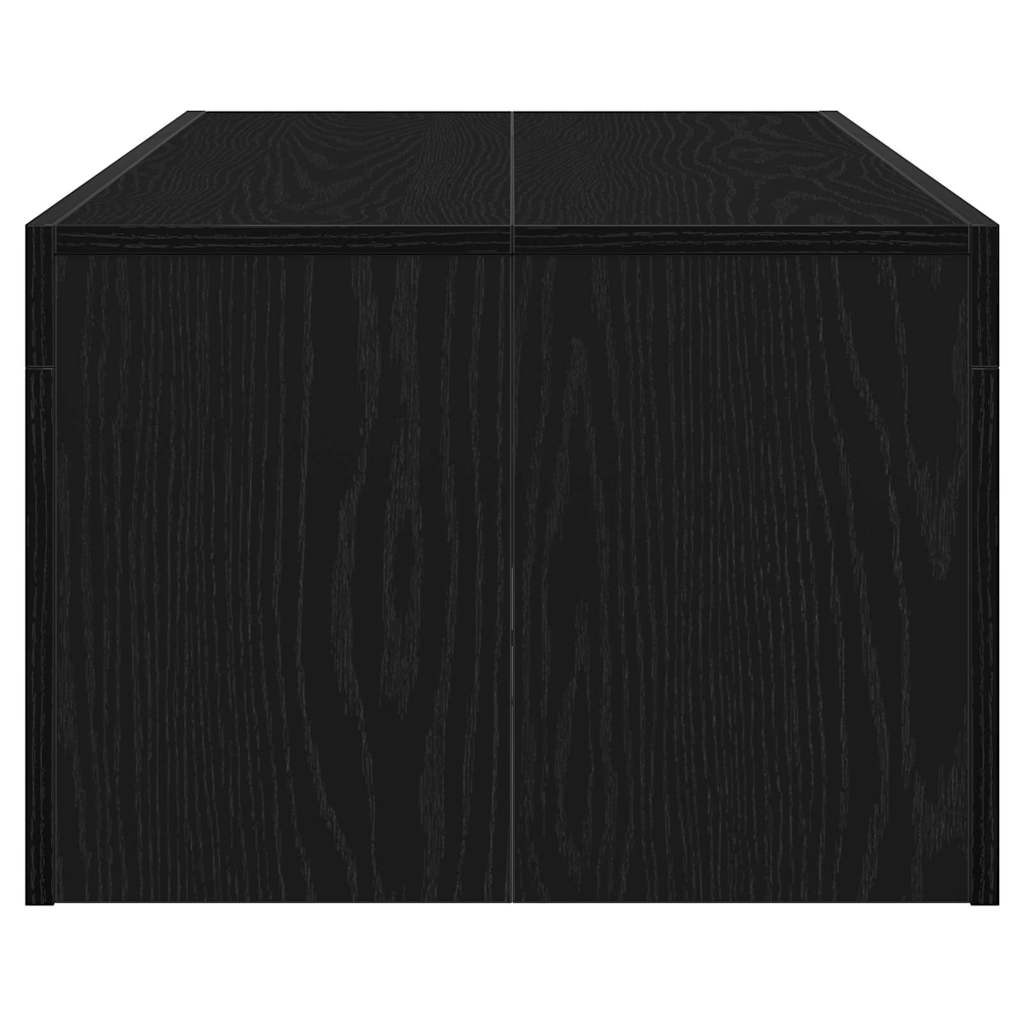 Konferenční Stolek Černý Dub 102 X 50 X 35 Cm Kompozitní Dřevo