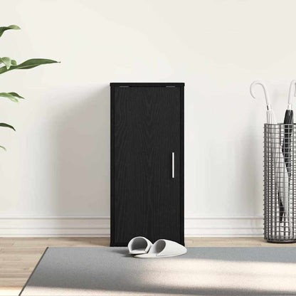 Botník Černý Dub 32X35X70 Cm Dřevěné Konstrukce