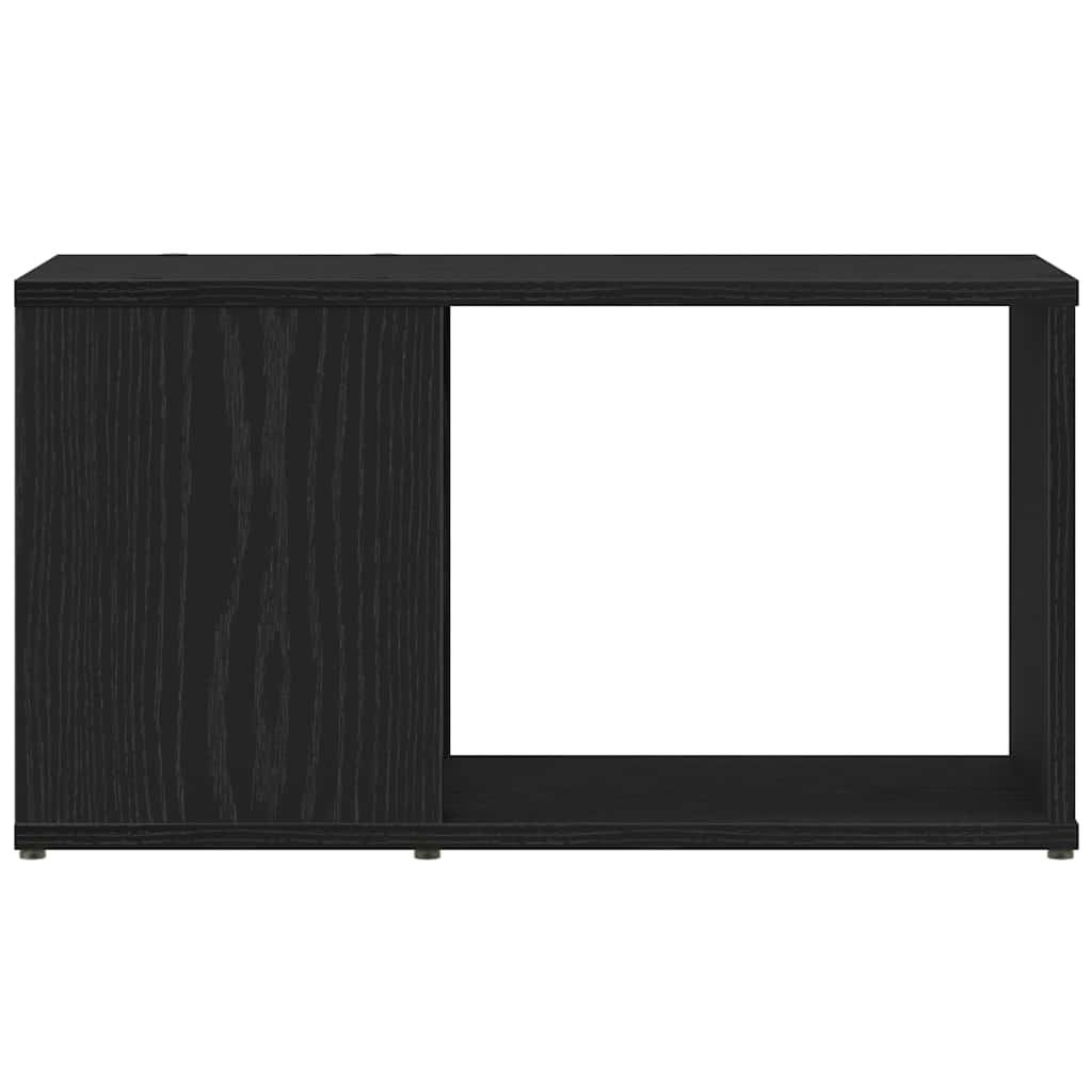 Tv Skříňka Černý Dub 60X24X32 Cm Dřevěná Konstrukce