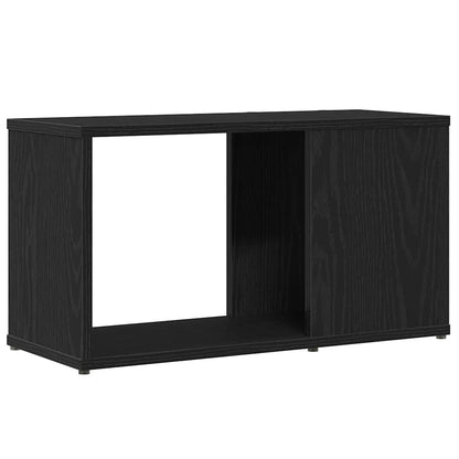 Tv Skříňka Černý Dub 60X24X32 Cm Dřevěná Konstrukce