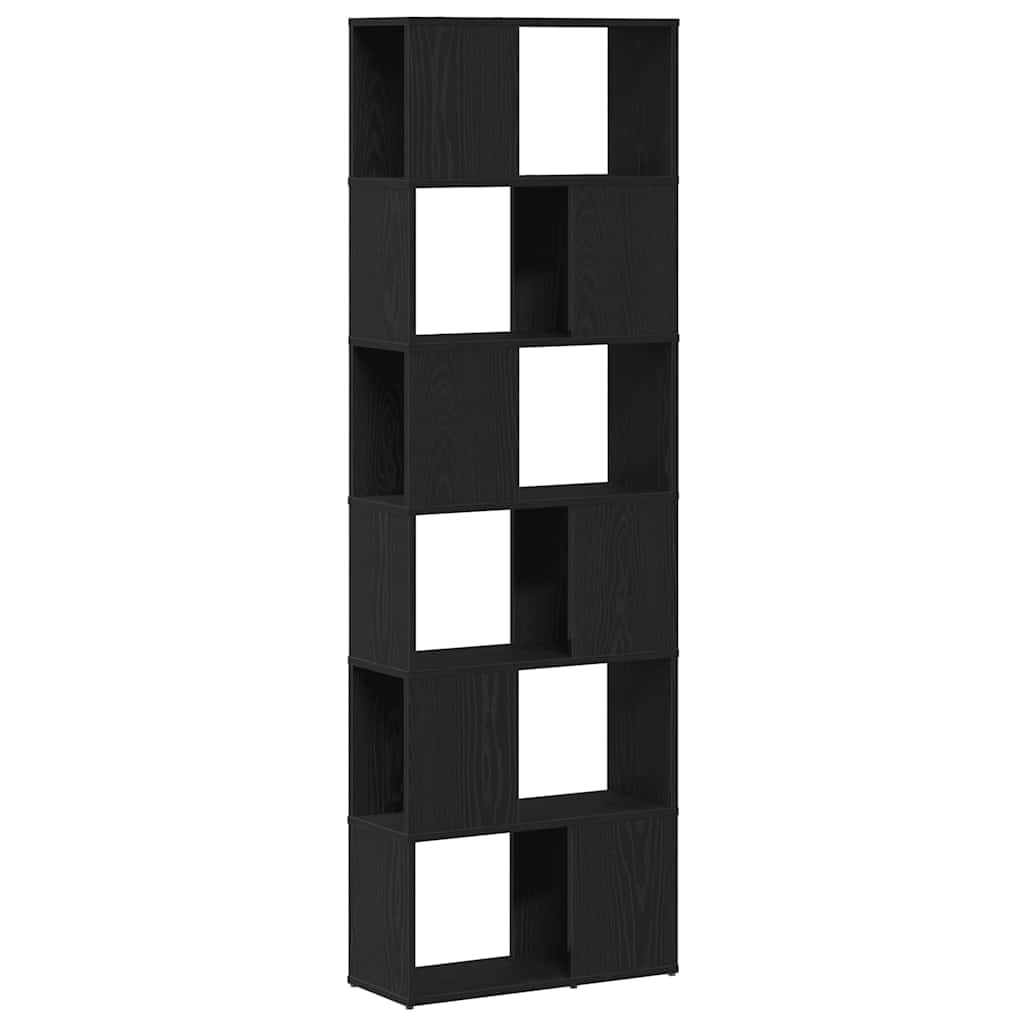 Skříňka Na Knihy/Rozdělovač Pokojů Dub Černý 60X24X186 Cm