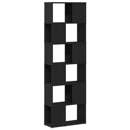 Skříňka Na Knihy/Rozdělovač Pokojů Dub Černý 60X24X186 Cm