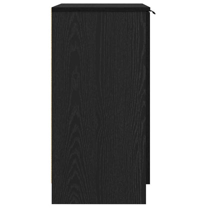 Skříň Na Obuv Černý Dub 59 X 35 X 70 Cm Kompozitní Dřevo