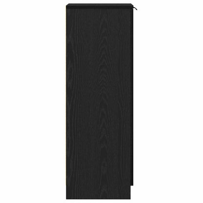 Skříň Na Obuv Černý Dub 29,5 X 35 X 101 Cm Kompozitní Dřevo