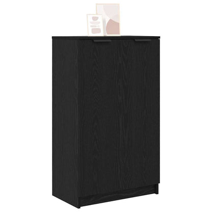 Skříň Na Obuv Černý Dub 59 X 35 X 100 Cm Kompozitní Dřevo
