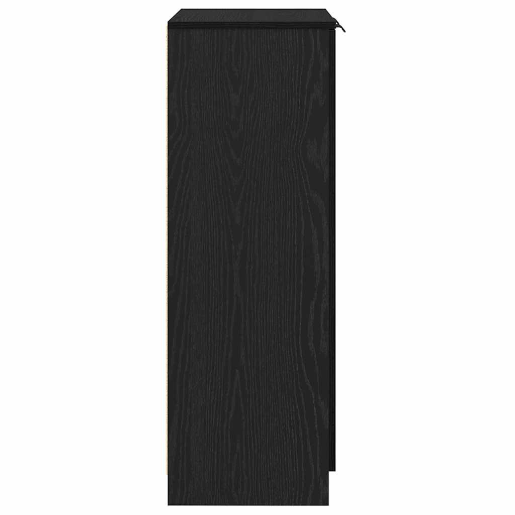 Skříň Na Obuv Černý Dub 59 X 35 X 100 Cm Kompozitní Dřevo