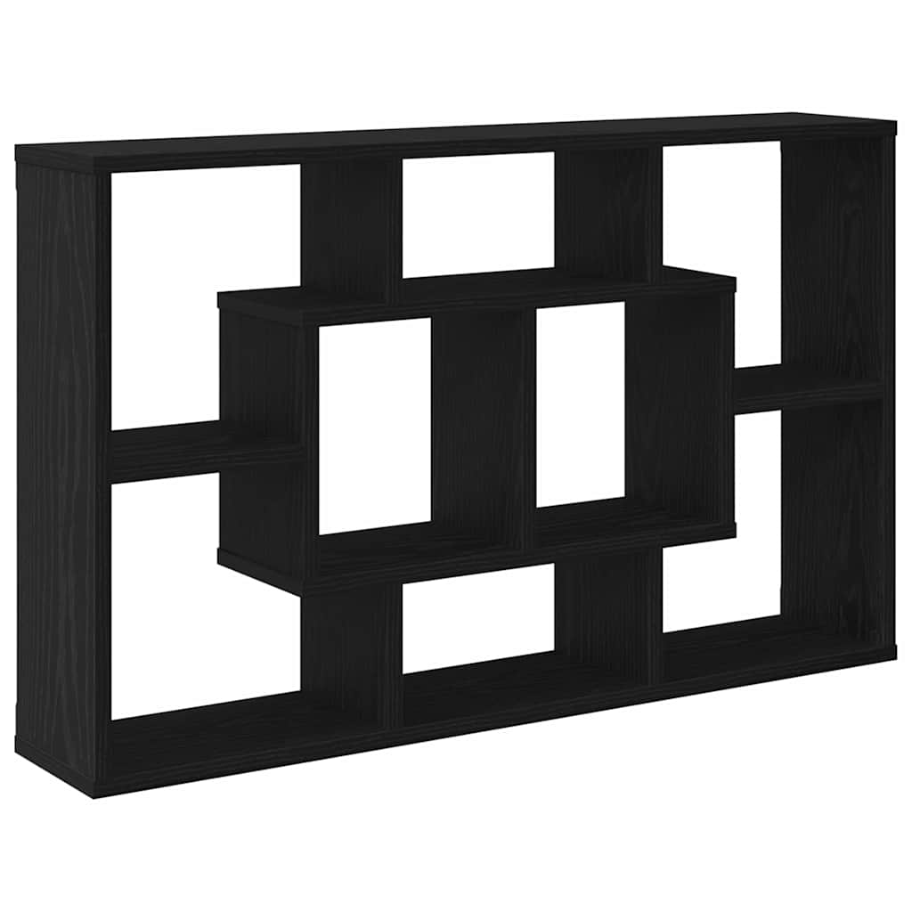 Nástěnná Polička Černý Dub 85 X 16 X 52,5 Cm Kompozitní Dřevo