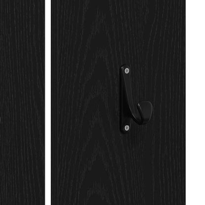 Sestava Nábytku Do Předsíně 4 Pcs Černý Dub 80 X 30,5 X 40 Cm