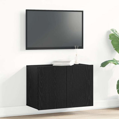 Tv Stolek Černý Dub 60 X 30 X 41 Cm, Dřevo