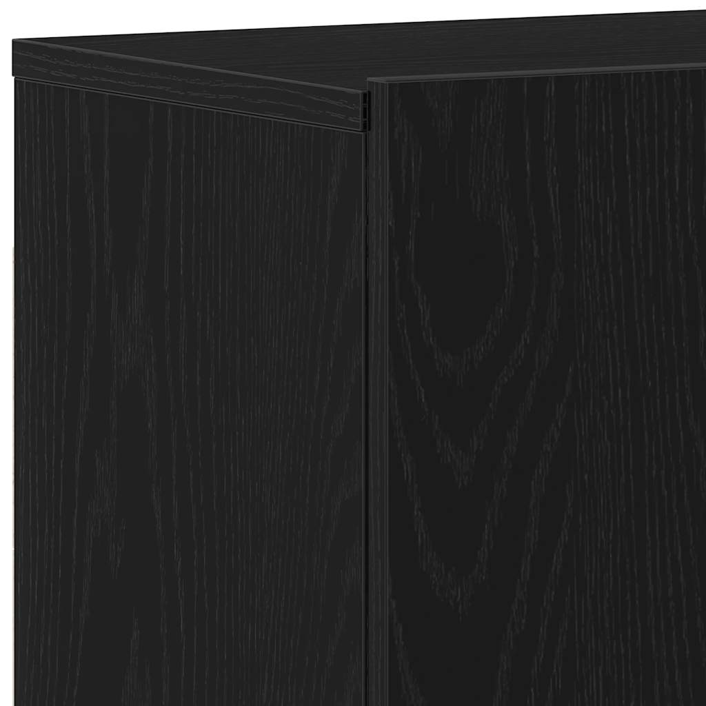 Tv Stolky 2 Ks Černý Dub 120 X 30 X 41 Cm, Z Umělého Dřeva
