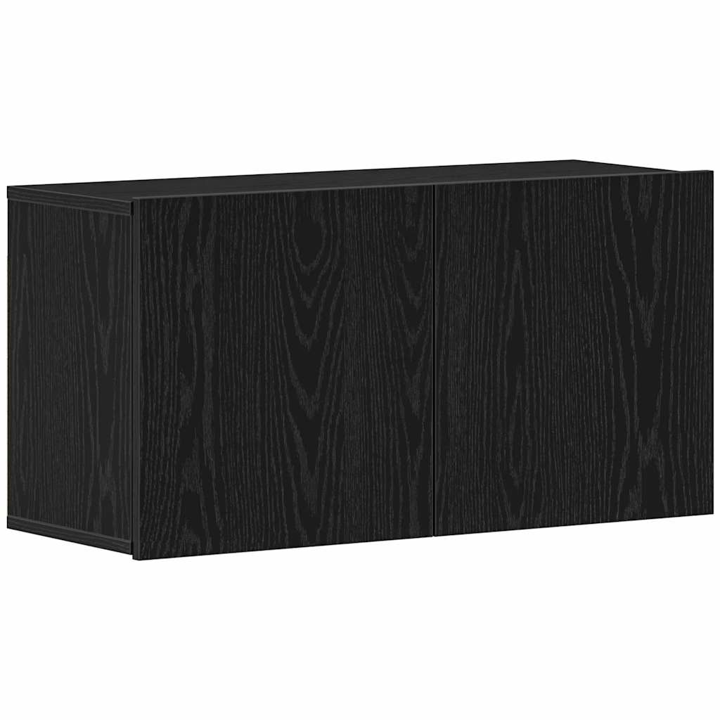 Tv Stolek Černý Dub 80 X 30 X 41 Cm, Dřevo