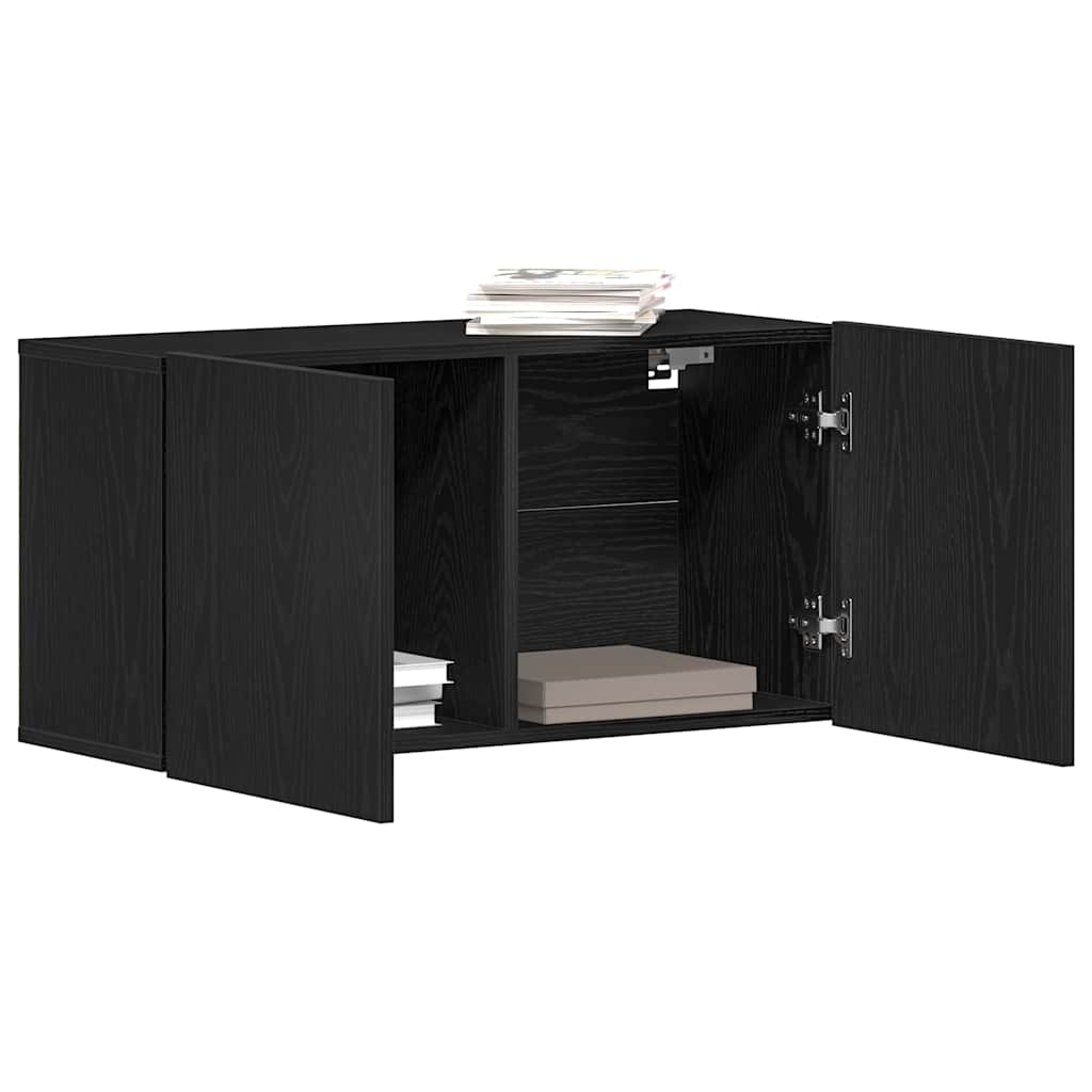 Tv Stolek Černý Dub 80 X 30 X 41 Cm, Dřevo