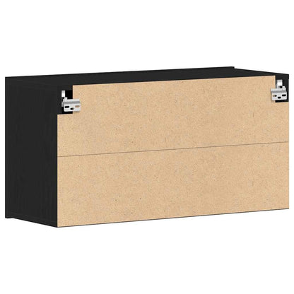 Tv Stolek Černý Dub 80 X 30 X 41 Cm, Dřevo