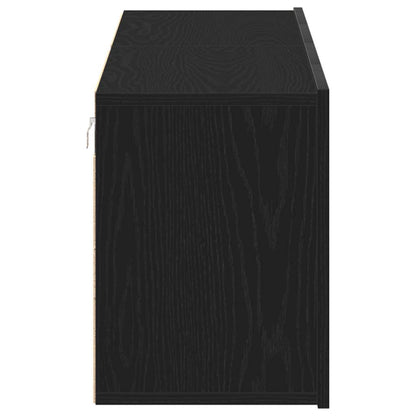 Tv Stolky 2 Ks Černý Dub 160 X 30 X 41 Cm, Z Umělého Dřeva