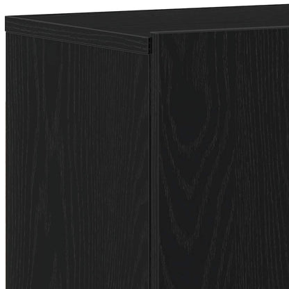 Tv Stolky 2 Ks Černý Dub 160 X 30 X 41 Cm, Z Umělého Dřeva