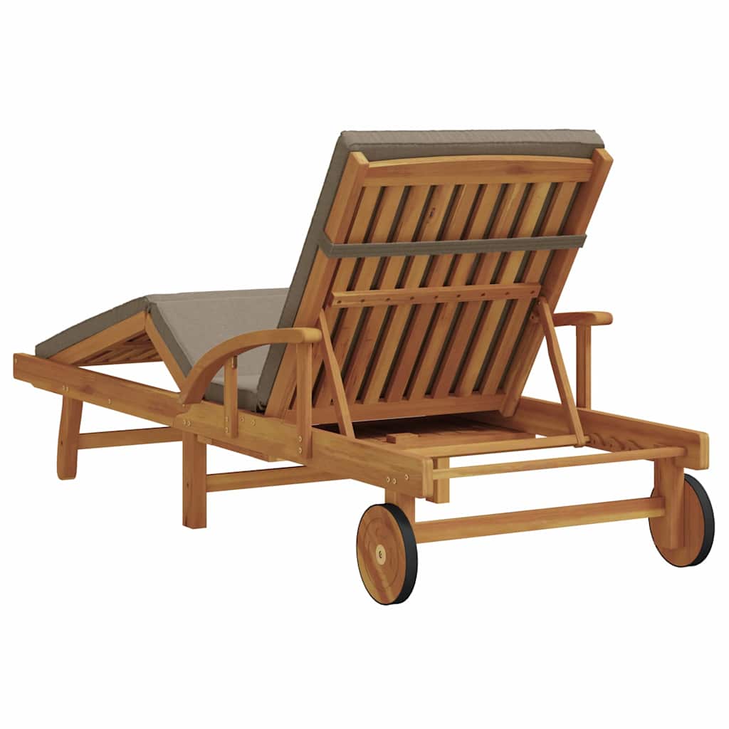 Slunečník Taupe 200 X 67 X 84 Cm Masivní Akátové Dřevo