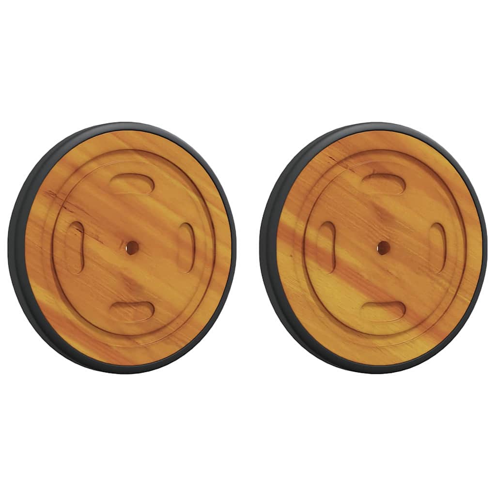 Prostorová Kola S Kolem 2 Pcs Hnědá 20,5 X 20,5 X 2 Cm