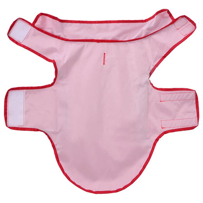 Pláštěnka Pro Psy S Reflexními Proužky Polyester Červená