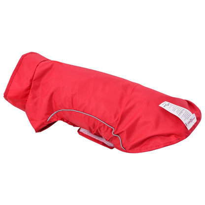 Pláštěnka Pro Psy S Reflexními Proužky Polyester Červená