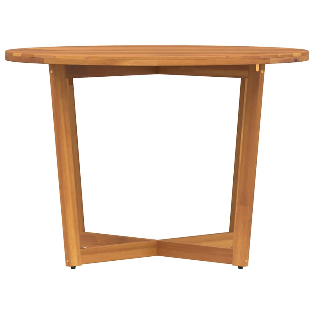 Zahradní Jídelní Stůl Kulatý Ø110X75 Cm Masivní Akácie