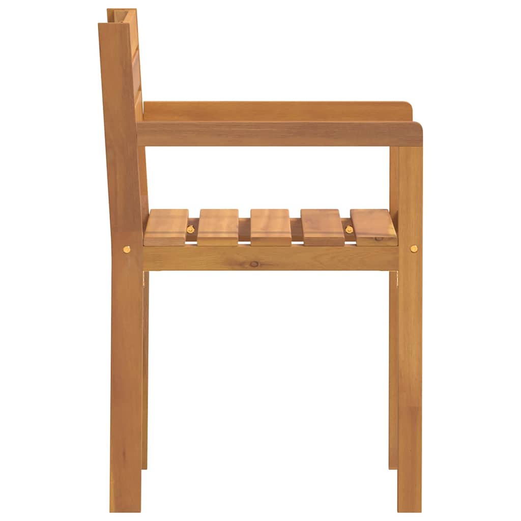 Zahradní Židle 2 Ks 50X53X80 Cm Masivní Akácie