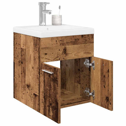 Koupelnová Skříňka Se Zápustným Umyvadlem Old Wood Staré Dřevo