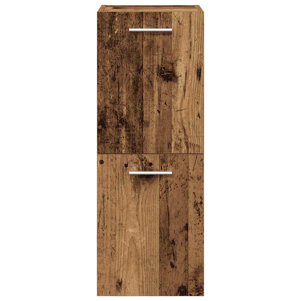 4Dílná Koupelnová Sestava Old Wood Kompozitní Dřevo Staré Dřevo