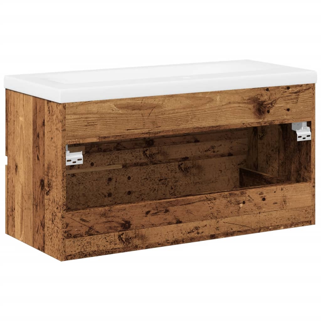 Skříňka Se Zápustným Umyvadlem Old Wood Staré Dřevo