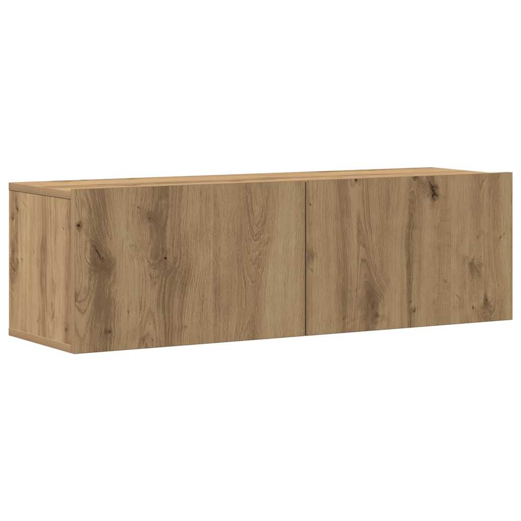 Nástěnné Tv Skříňky 4 Ks Dub Artisan Kompozitní