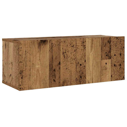 Nástěnné Tv Skříňky 6 Ks Old Wood Kompozitní
