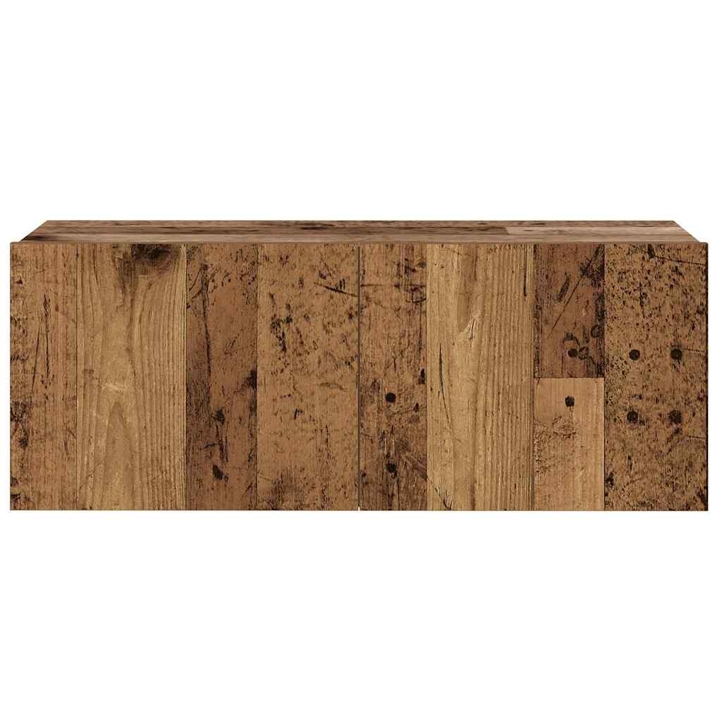 Nástěnné Tv Skříňky 6 Ks Old Wood Kompozitní