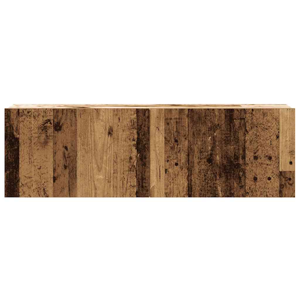 Nástěnné Tv Skříňky 4 Ks Starého Dřeva 100X30X30 Cm Kompozit