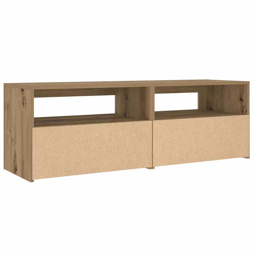 Noční Stolky 2 Ks S Led Osvětlením Dub Artisan 60 X 35 X 40 Cm