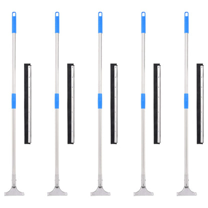 Stěrky Na Podlahu 5 Ks 60,5 X 119,5 Cm Ocel A Guma