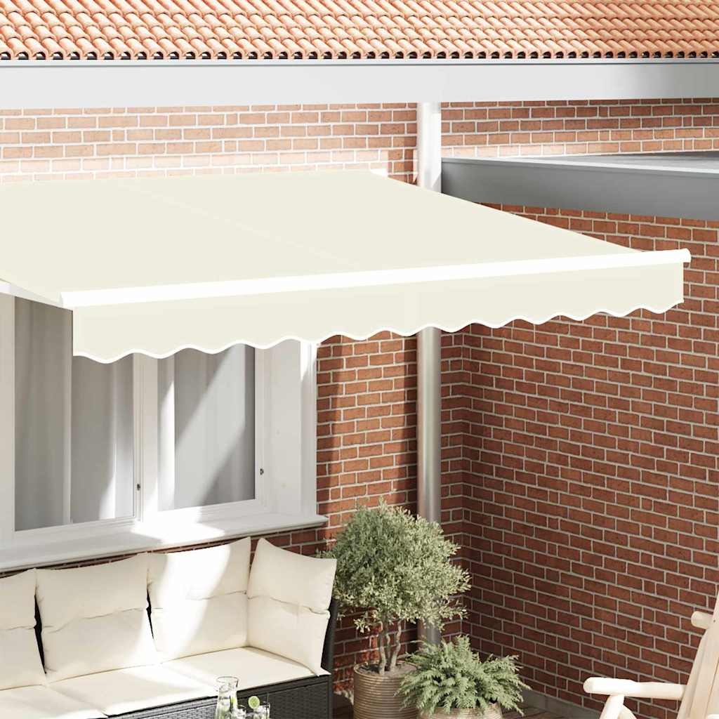 Náhradní Lem Markýzy Krémová Pruhovaná 230 X 20 Cm Polyester