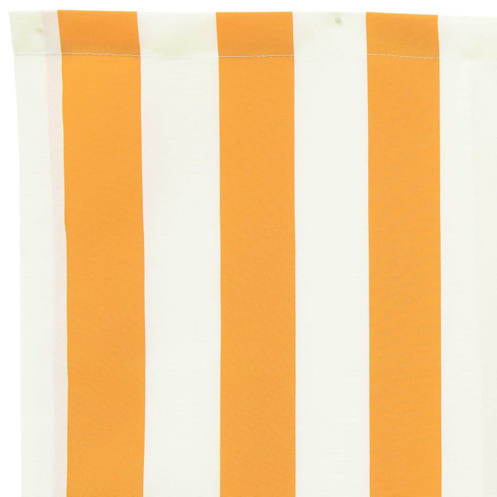 Náhradní Lem Markýzy Žlutá A Bílá 230 X 20 Cm Polyester