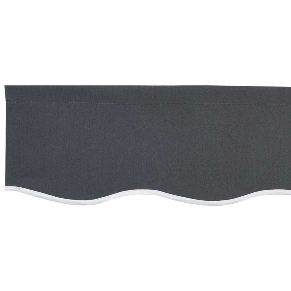 Náhradní Lem Markýzy Antracitové Pruhy 230 X 20 Cm Polyester