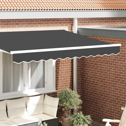 Náhradní Lem Markýzy Antracitové Pruhy 230 X 20 Cm Polyester