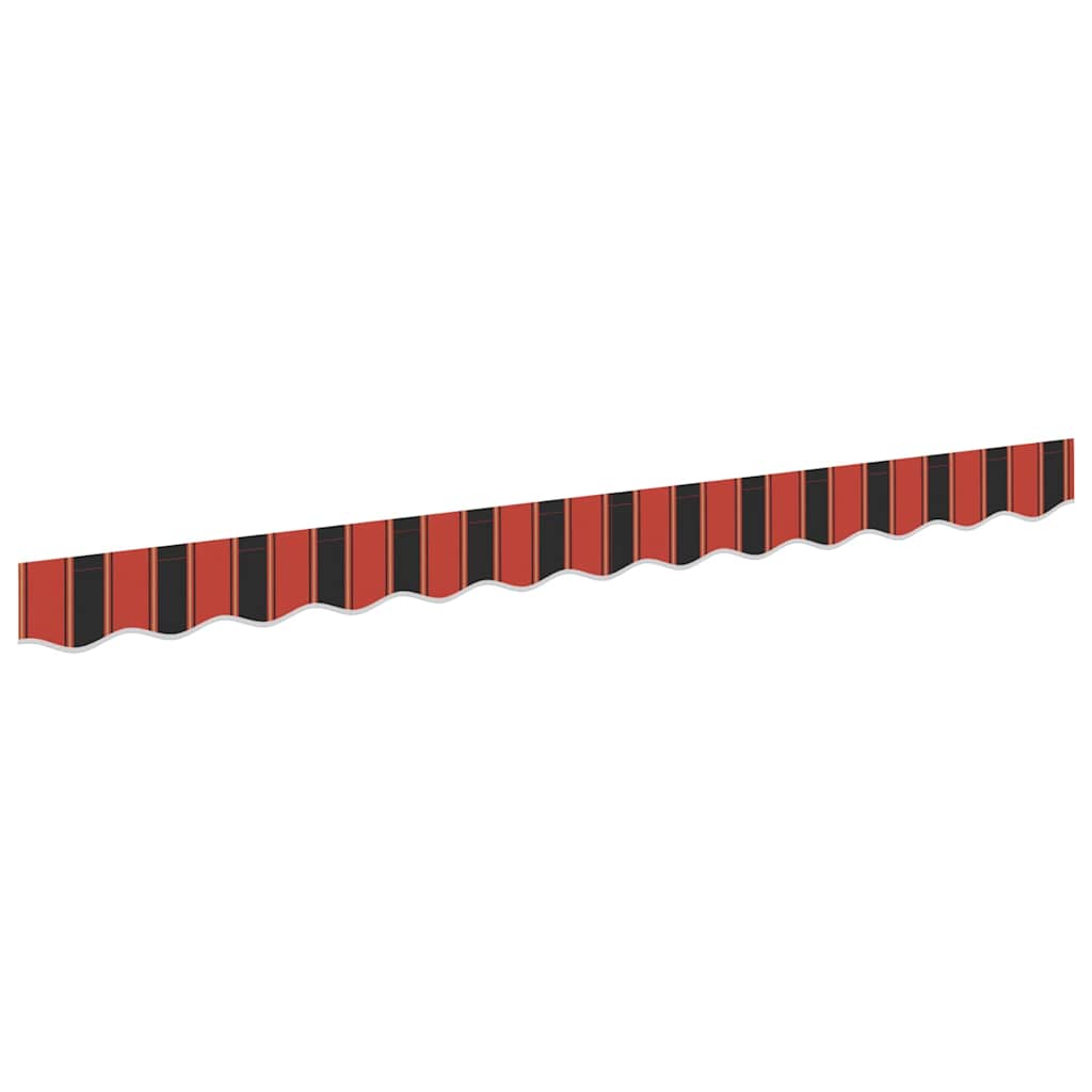Náhradní Lem Markýzy Oranžová A Černá 230 X 20 Cm Polyester