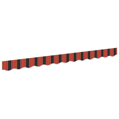 Náhradní Lem Markýzy Oranžová A Černá 230 X 20 Cm Polyester