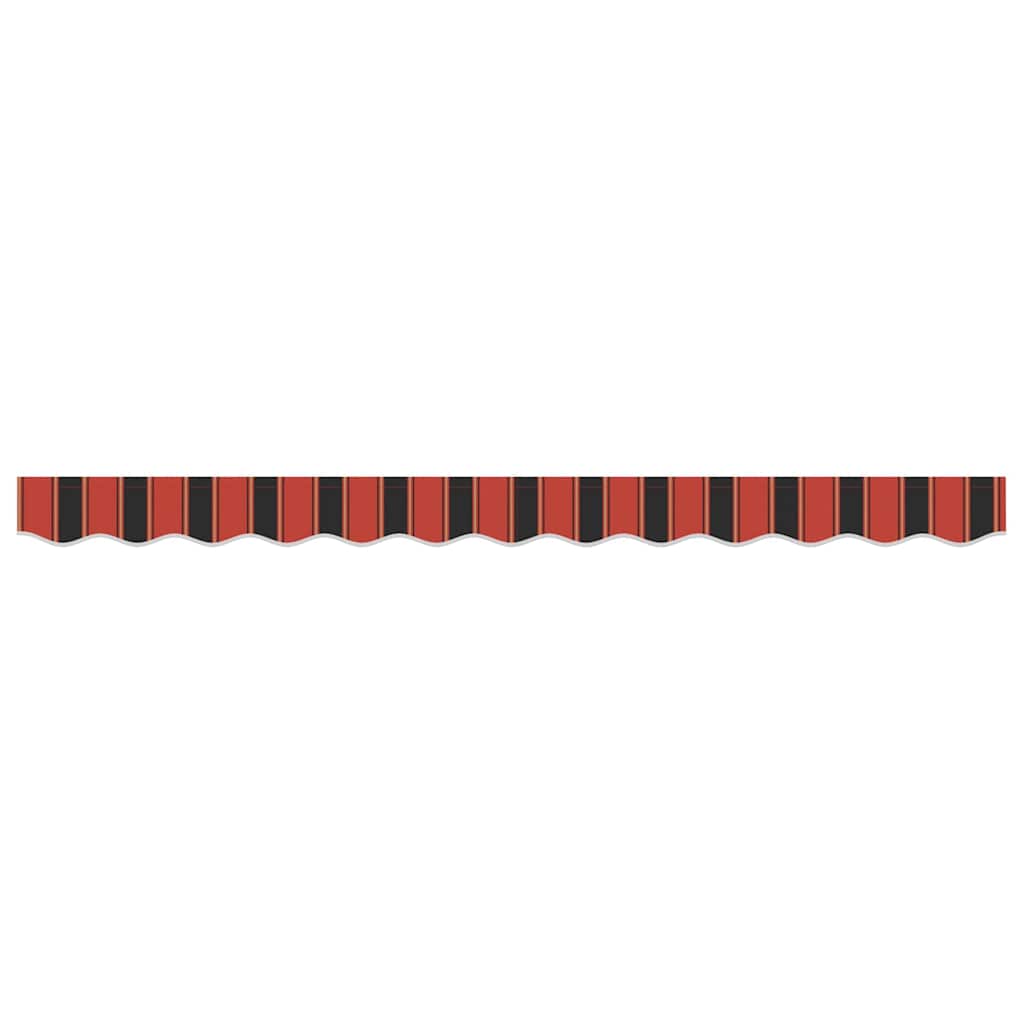 Náhradní Lem Markýzy Oranžová A Černá 330 X 20 Cm Polyester
