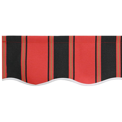 Náhradní Lem Markýzy Oranžová A Černá 430 X 20 Cm Polyester