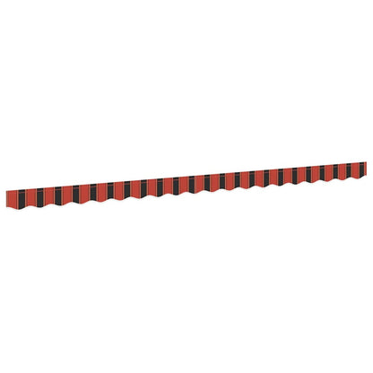 Náhradní Lem Markýzy Oranžová A Černá 430 X 20 Cm Polyester