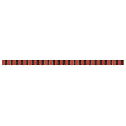 Náhradní Lem Markýzy Oranžová A Černá 430 X 20 Cm Polyester