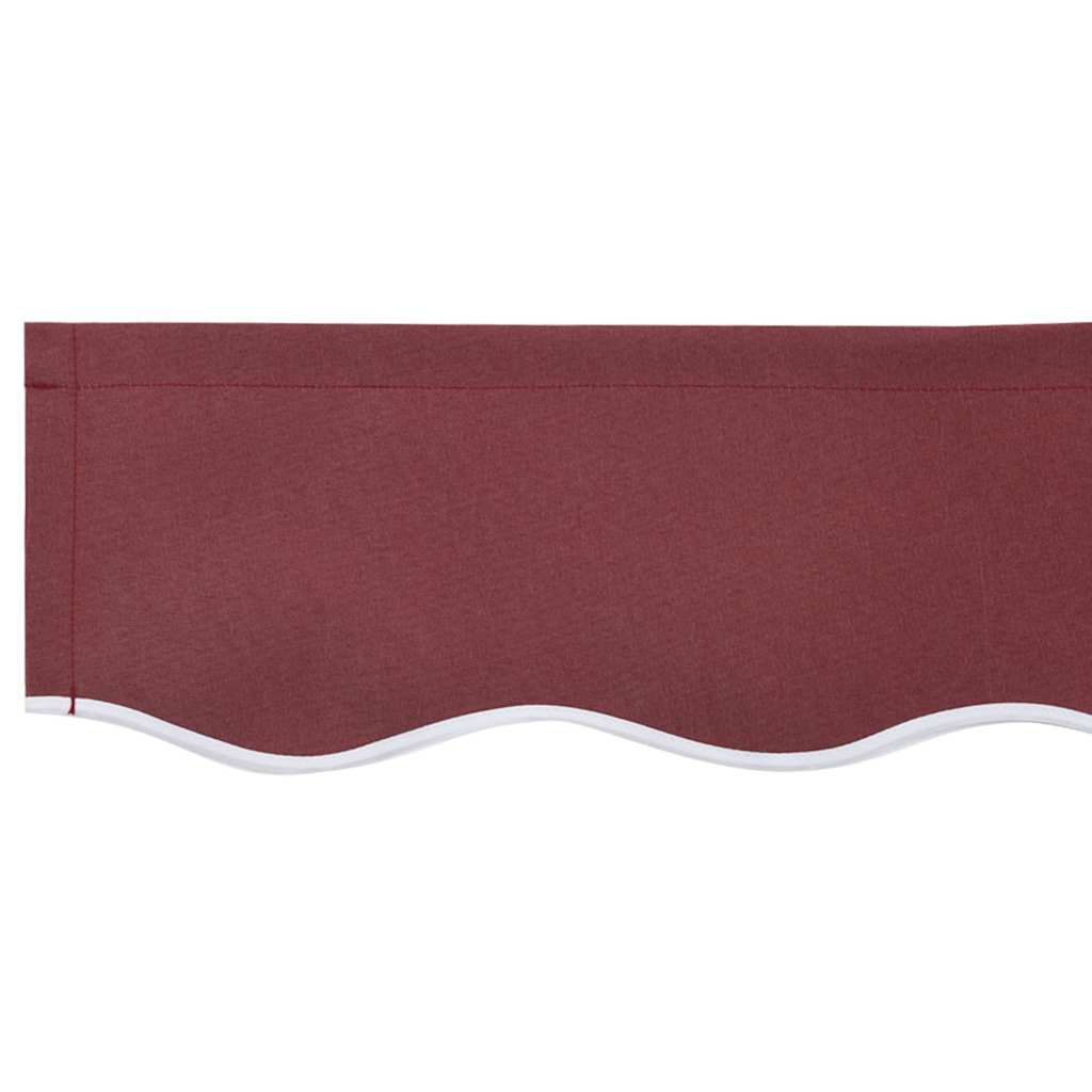 Náhradní Lem Markýzy Burgundský Pruh 230 X 20 Cm Polyester