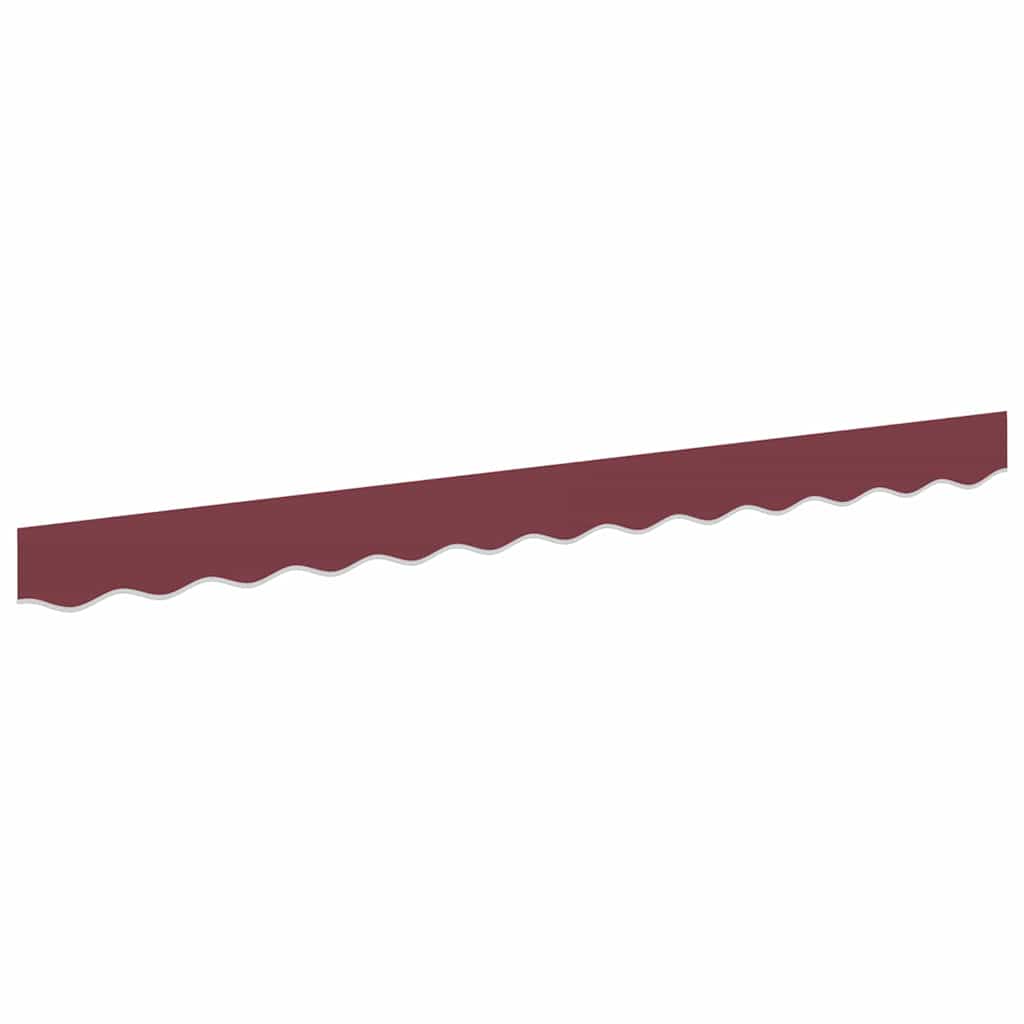 Náhradní Lem Markýzy Burgundský Pruh 230 X 20 Cm Polyester