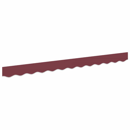 Náhradní Lem Markýzy Burgundský Pruh 230 X 20 Cm Polyester